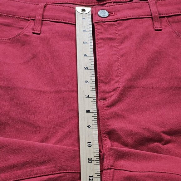 Talbots Jeggings Womens 18W Berry Pink Ankle Length Slimming High Rise Stretch - Picture 6 of 16